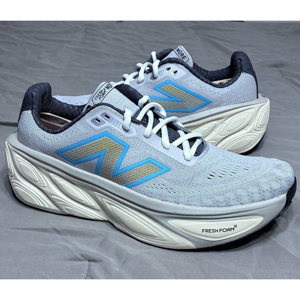 New Balance Fresh Foam X More V5 Mens 11.5 Shoes Brighton Gray Sneakers 2E Wide